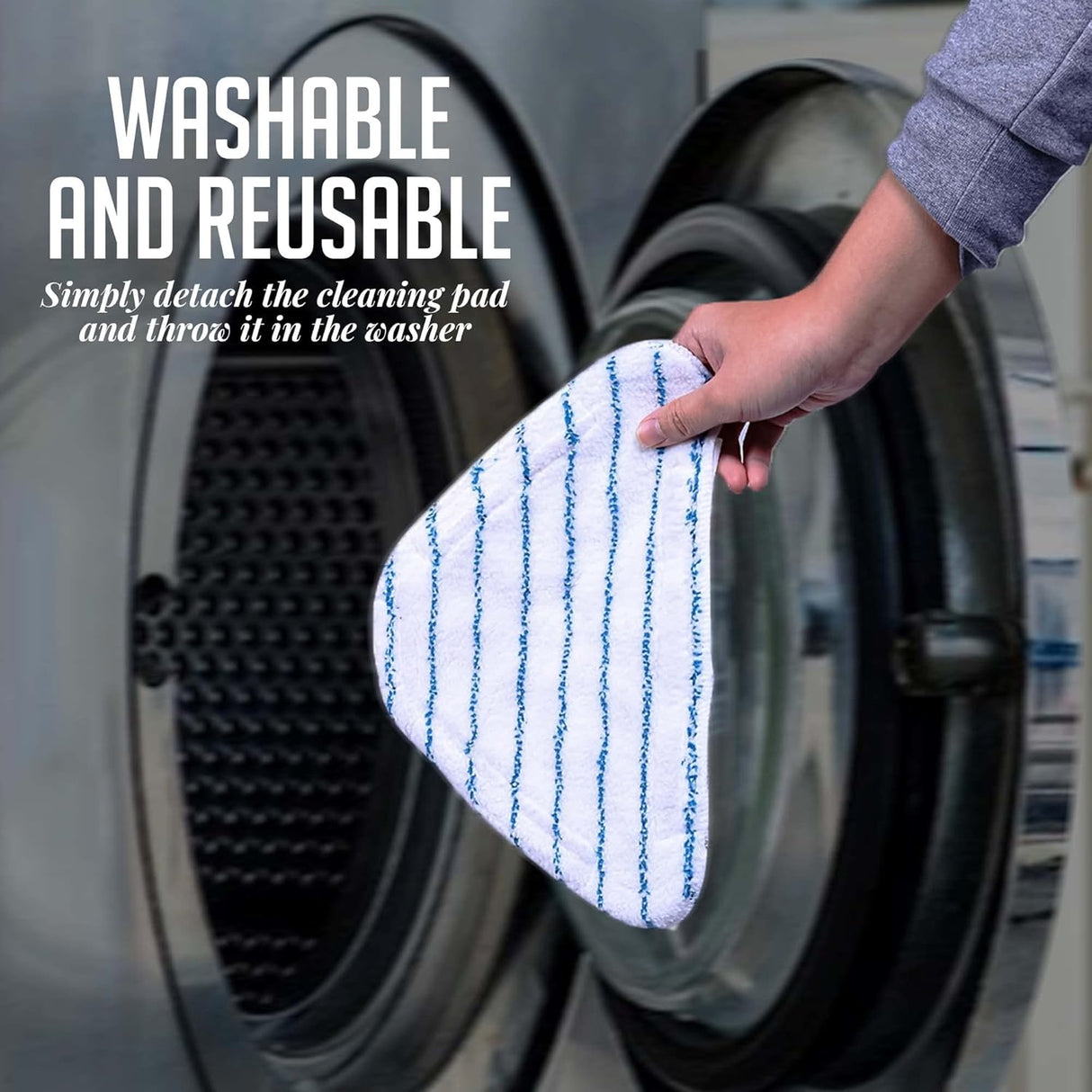 Paños de Repuesto para Mopas de Vapor OVENTE, Microfibra, ST405