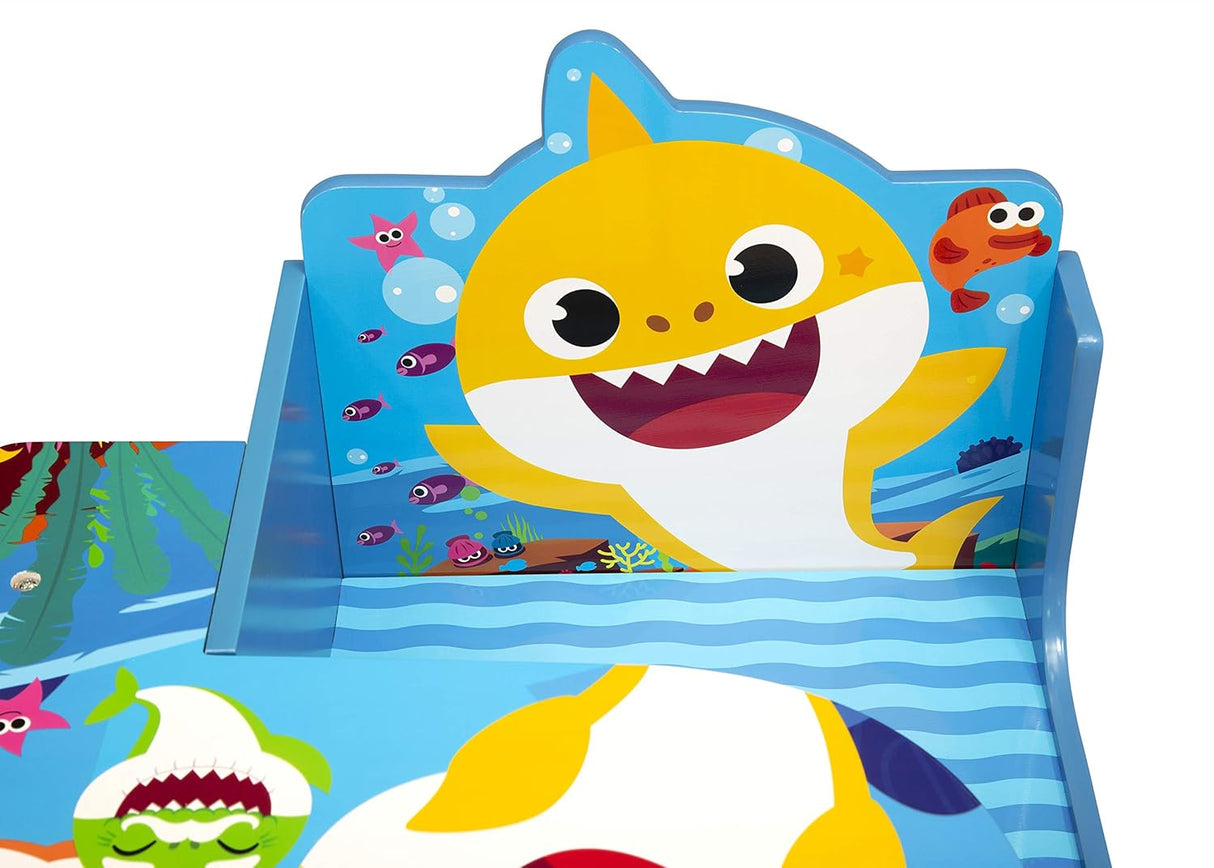 Escritorio con silla de Bebé tiburón con compartimento