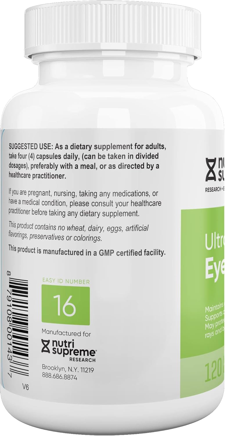 Suplemento Nutri Supreme Research Ultra Eye Care con luteína