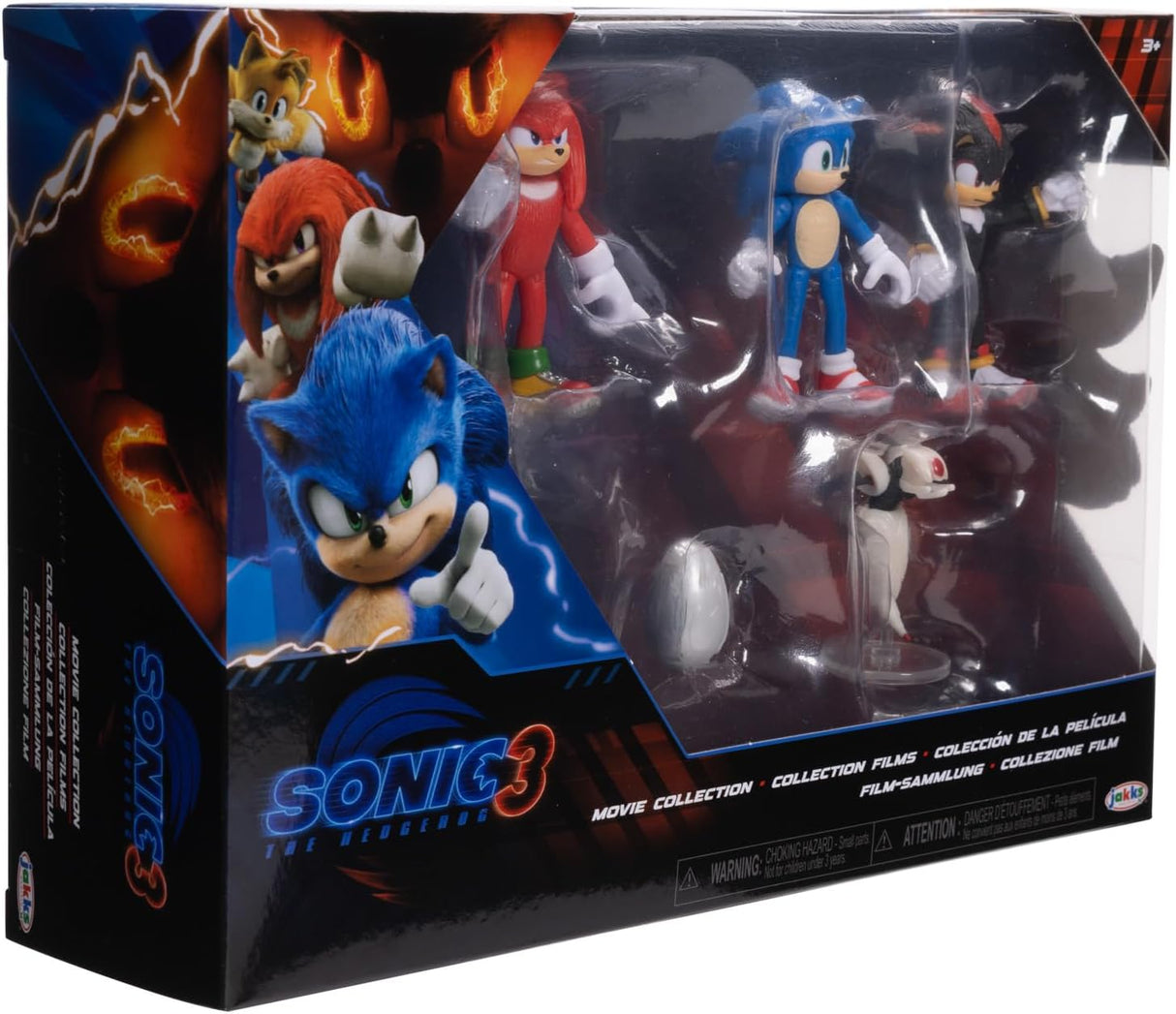 Figuras de Acción Sonic 3 - Pack Multicolor 2.5 - Licencia Oficial