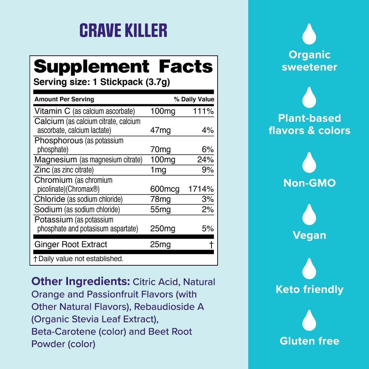 Suplemento Crave Killer Ultima Replenisher – 14 Stickpacks