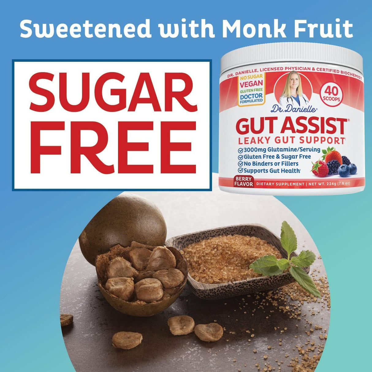 Suplemento en polvo para intestino permeable - Doctor Danielle