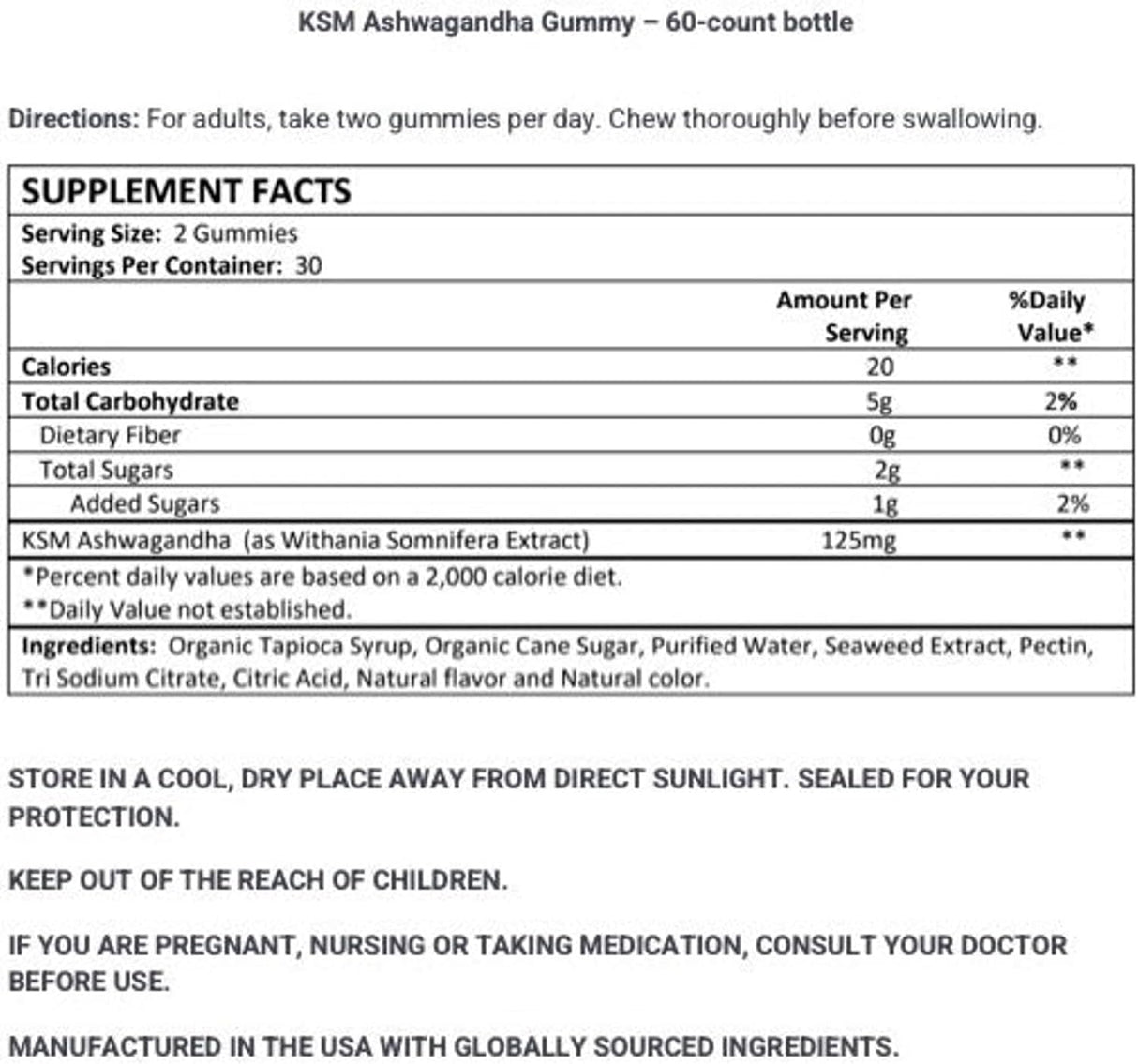 Gomitas Calmantes Levium | Suplemento Natural | 60 Conteo