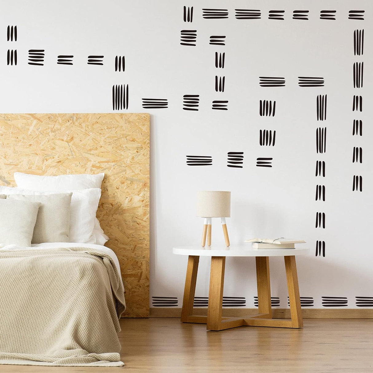 Decal de Pared Boho 264 Piezas, Moderno, Autoadhesivo