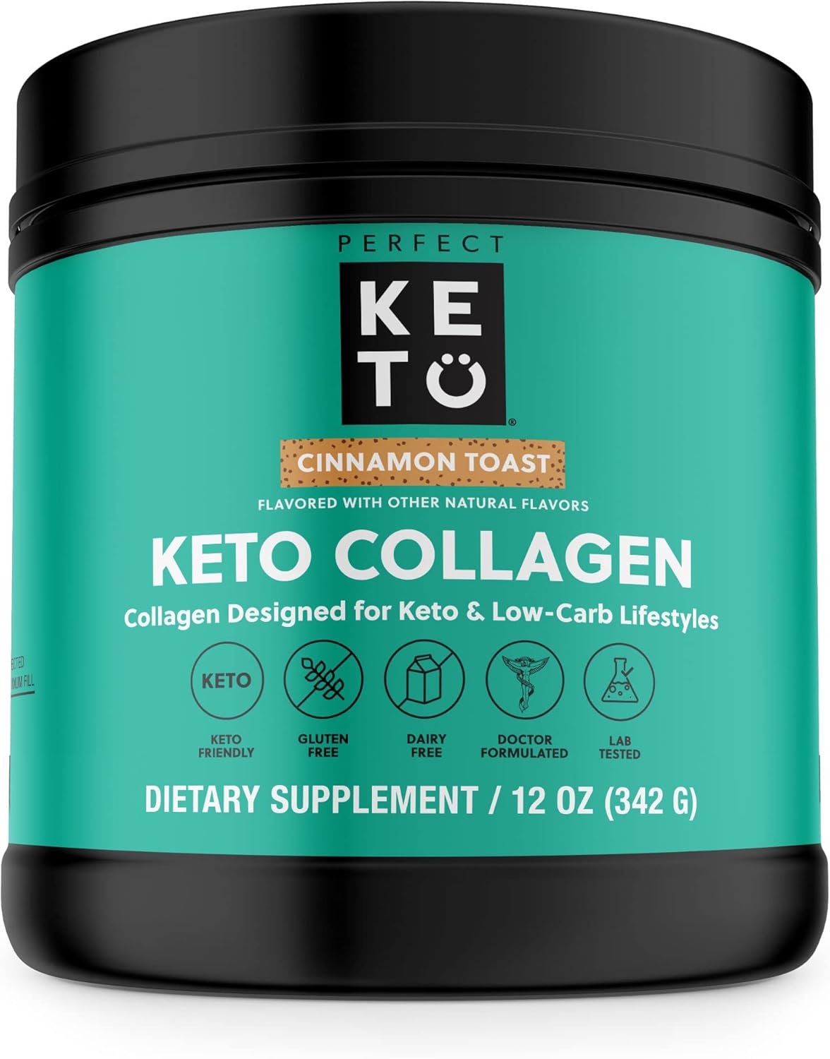 Suplementos Proteína de colágeno en polvo con aceite MCT