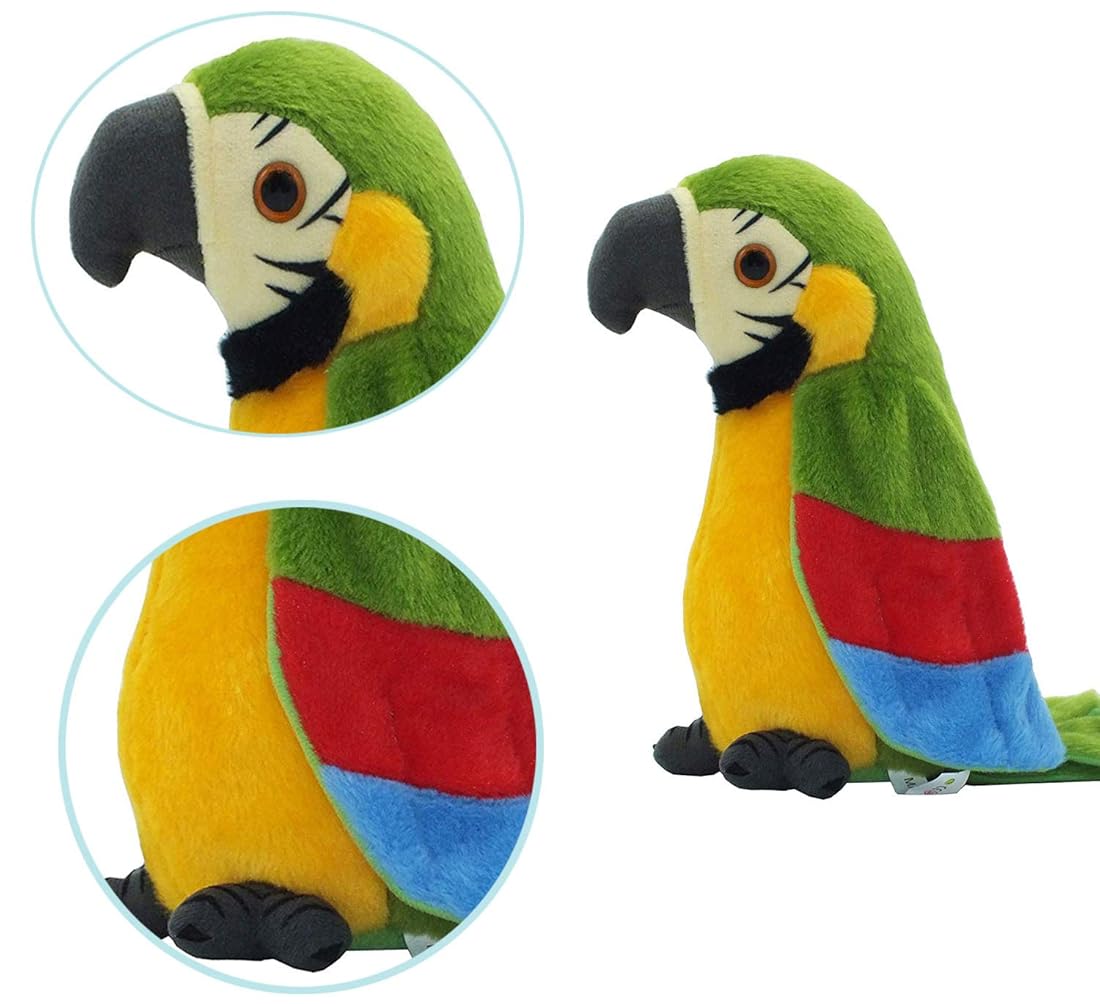 Talking Parrot, repite lo que dices Peluche Animal