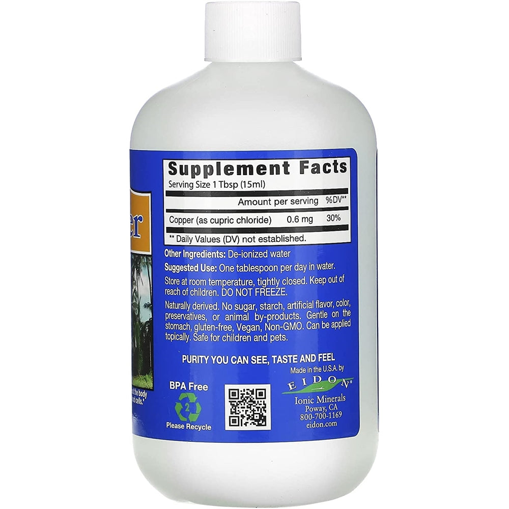 Suplementos Alimenticios Líquido de cobre 18oz