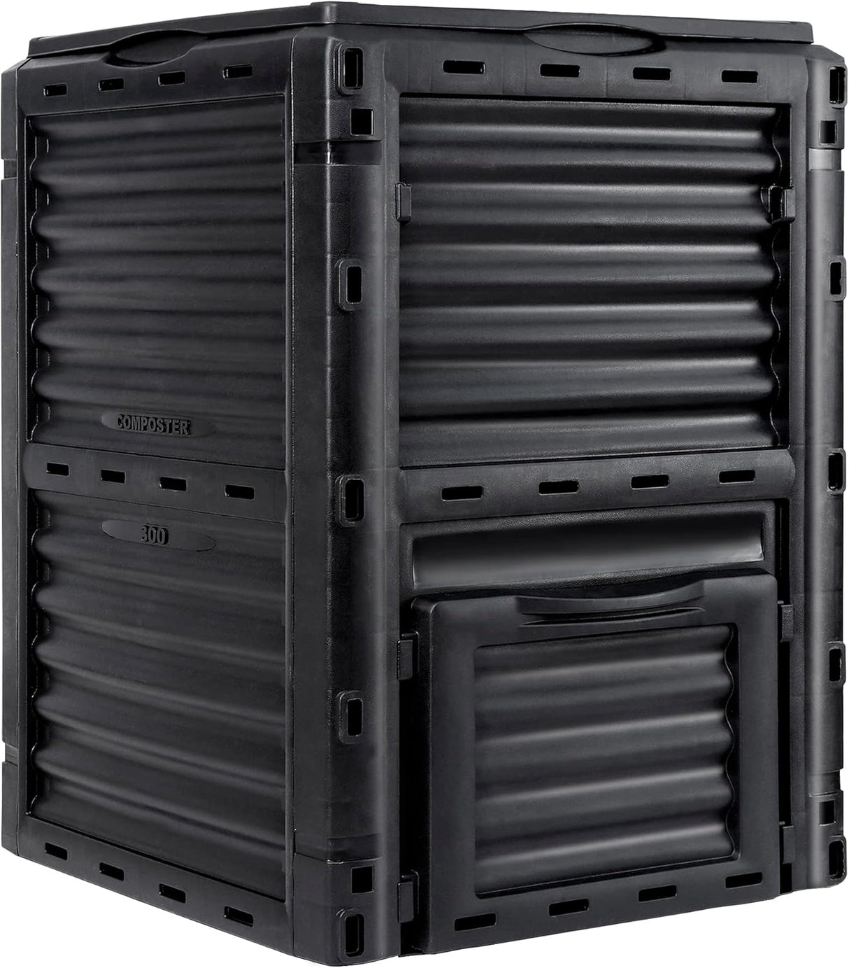 Bin de Compostaje F2C 80 Gal, Aeración, 300 L, Fácil Montaje