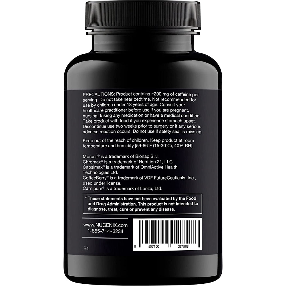 Suplemento termogénico para quemador de grasa acelerador 60