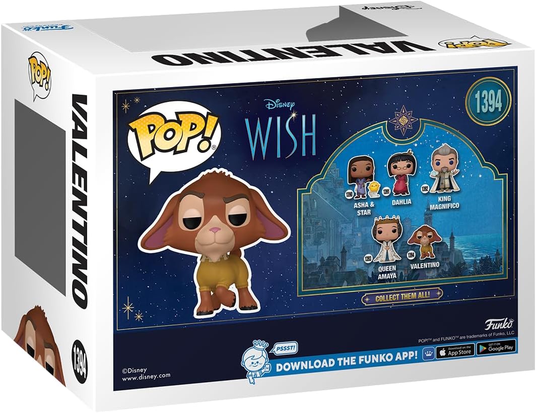 Funko Pop! Disney: Wish - Figura de Valentino Colección Especial