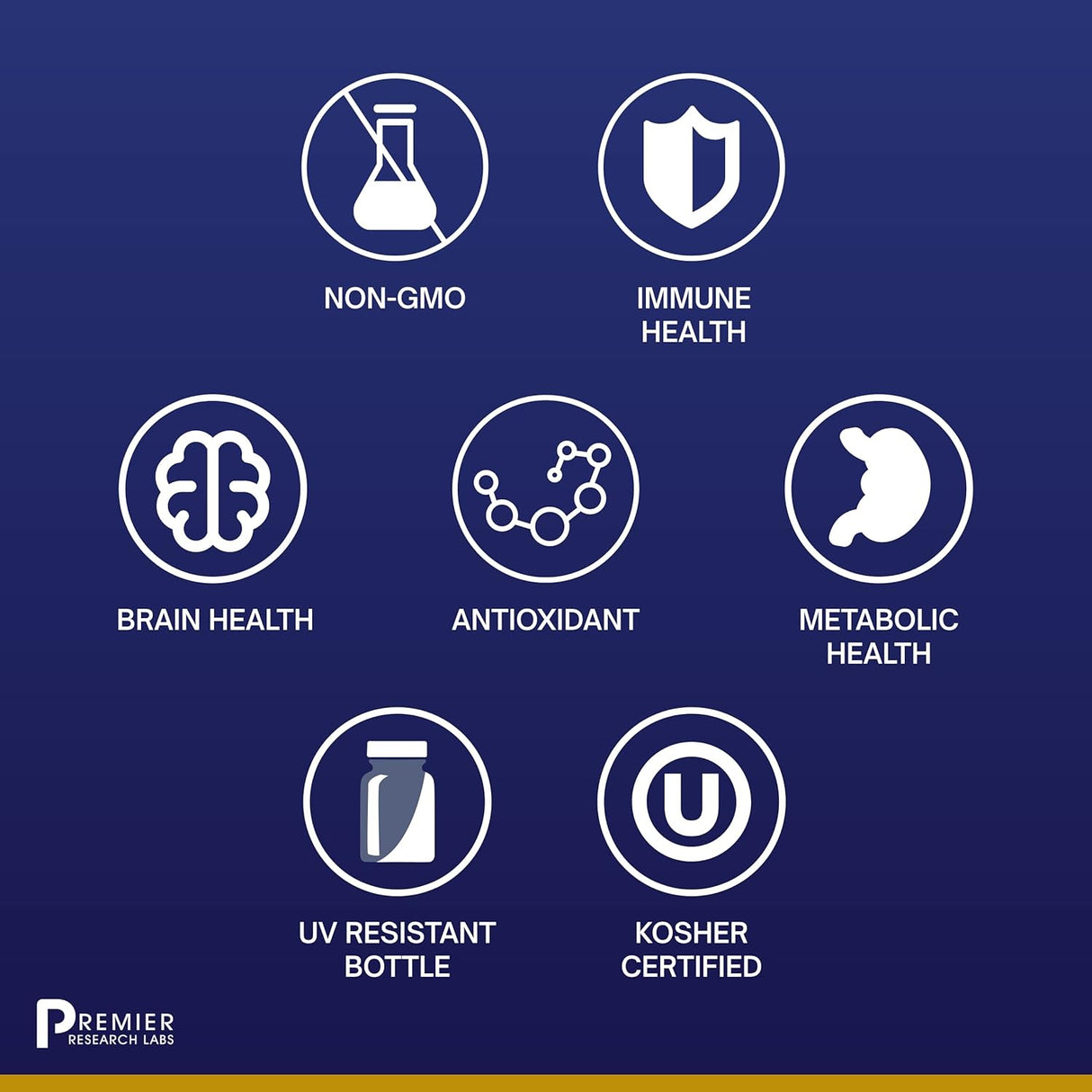 Suplementos Zinc líquido de 8 oz altamente absorbible vegano