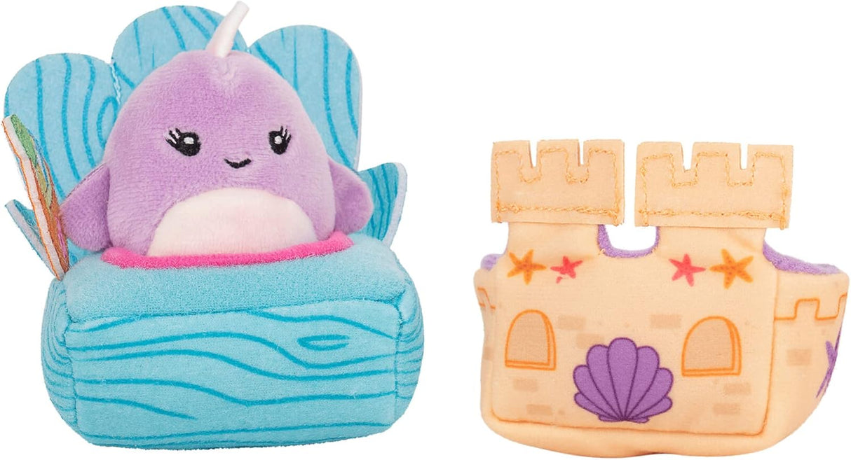 Set de Accesorios de Playa Mini Squishmallows - Castillo de Arena y Silla