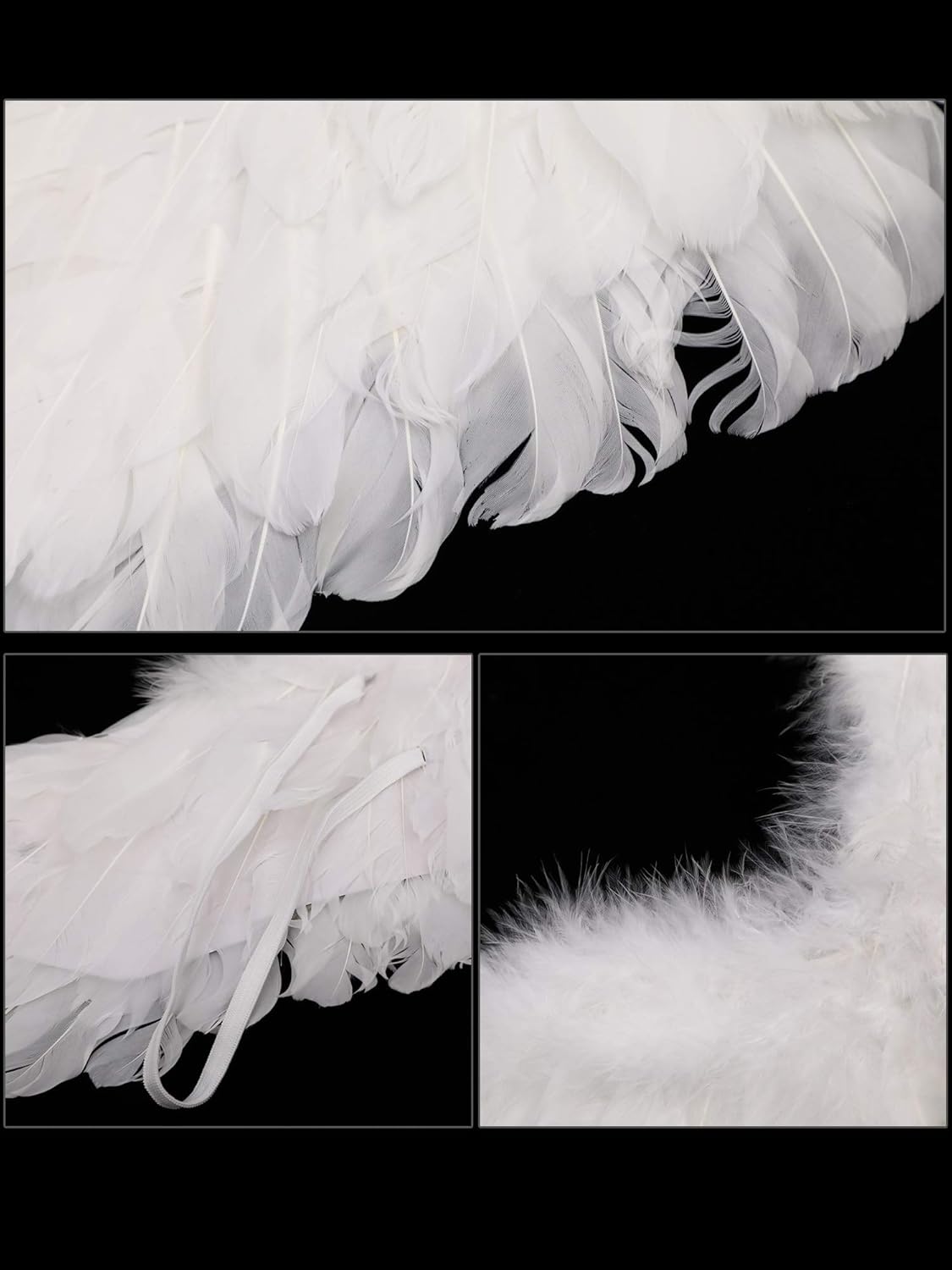 Disfraces de Alas de ángel con alas blanco talla única