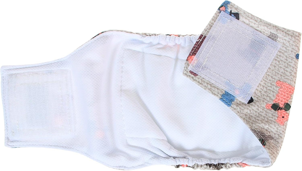 Pañales envolventes reusables para perros Teamoy