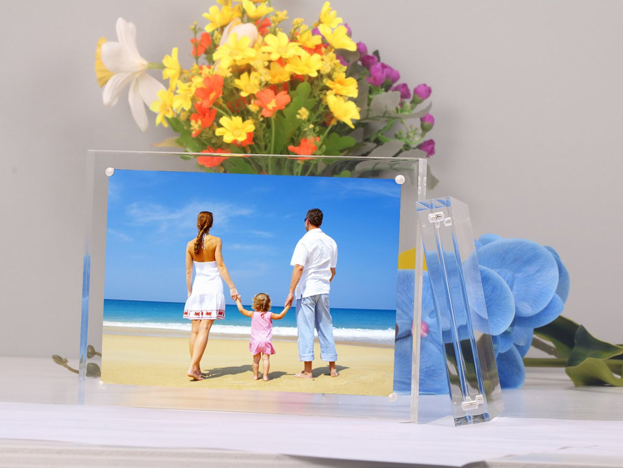 Marcos de acrílico transparente Magnético 50% más grueso