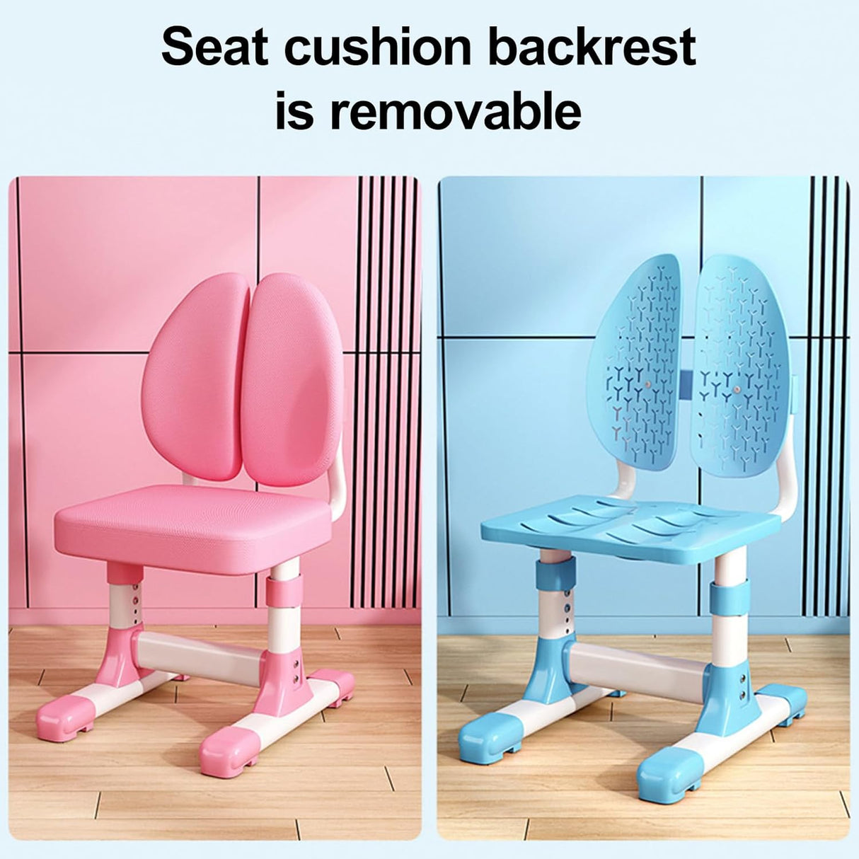 Escritorio y Silla Infantil Ajustable con Cajón de Almacenaje