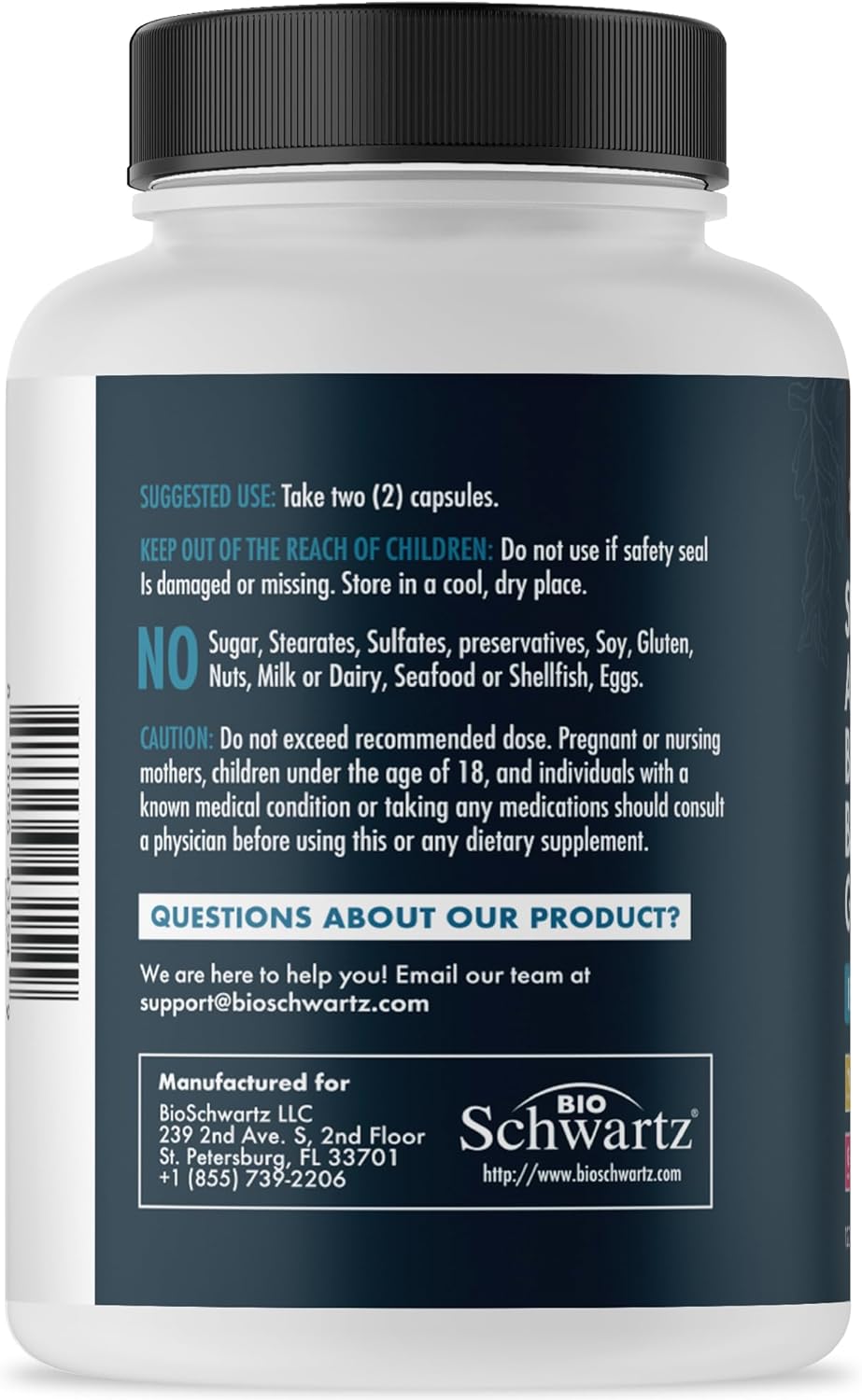 Suplemento de Algas Marinas BioSchwartz - 120 Cápsulas