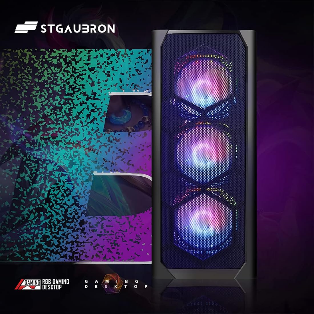 Computadora Gaming Intel Core I7 3.4 GHz de hasta 3.9 GHz