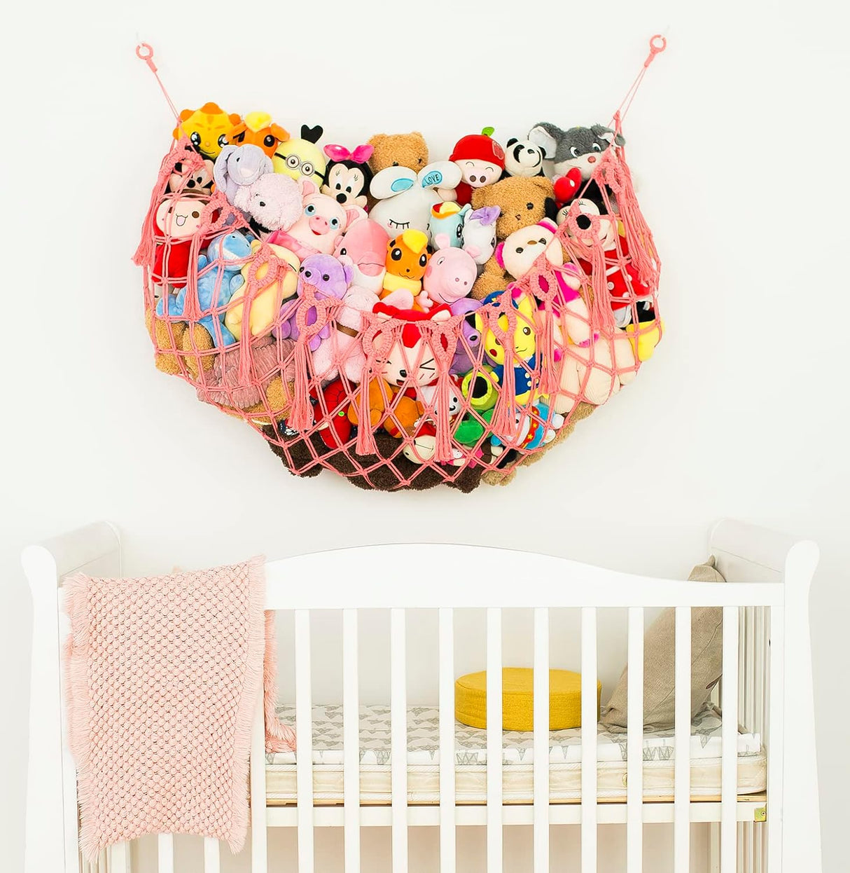 Hamaca de Juguetes Macramé, Marca: Handmade, Montaje en Pared