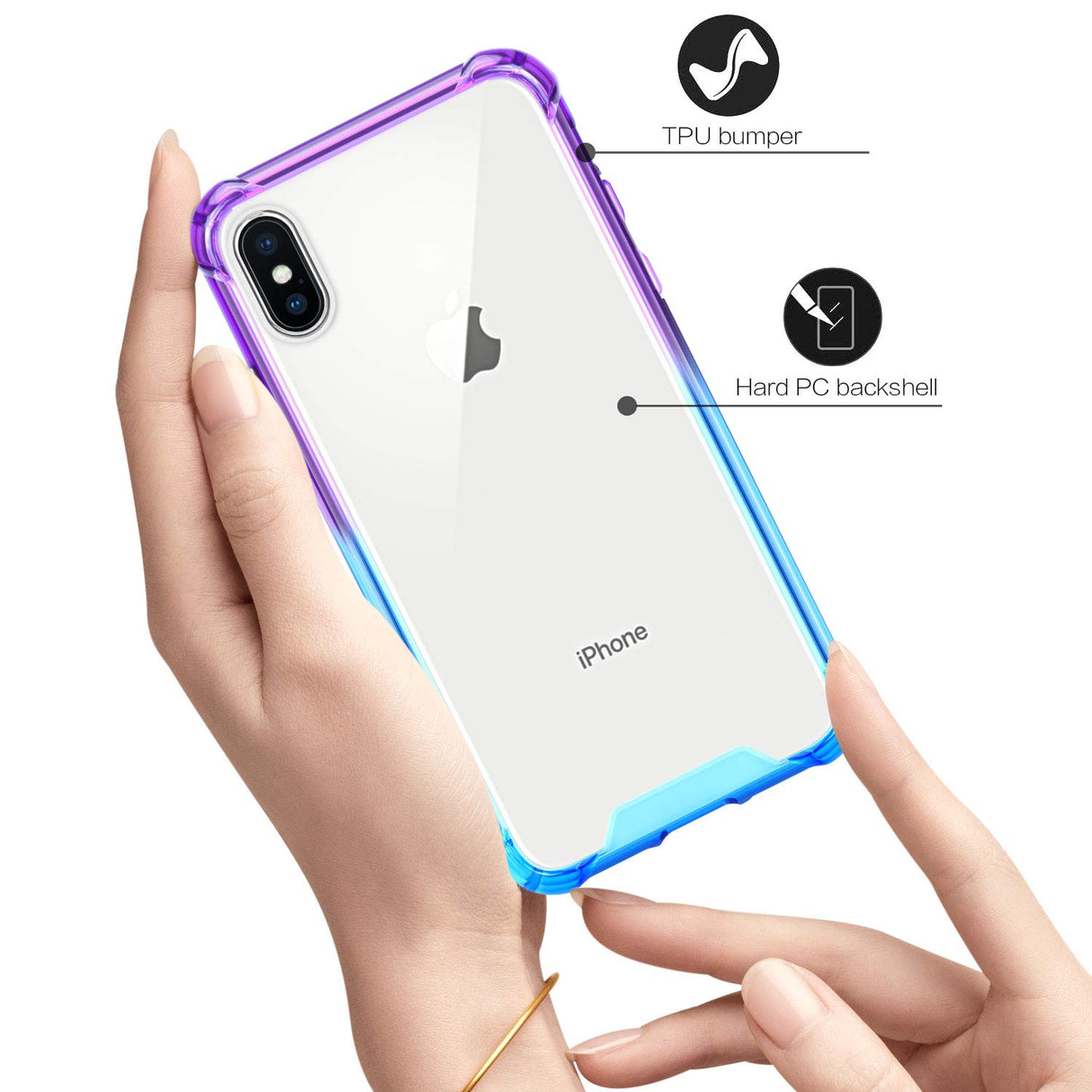 Funda para teléfono delgado anti arañazos