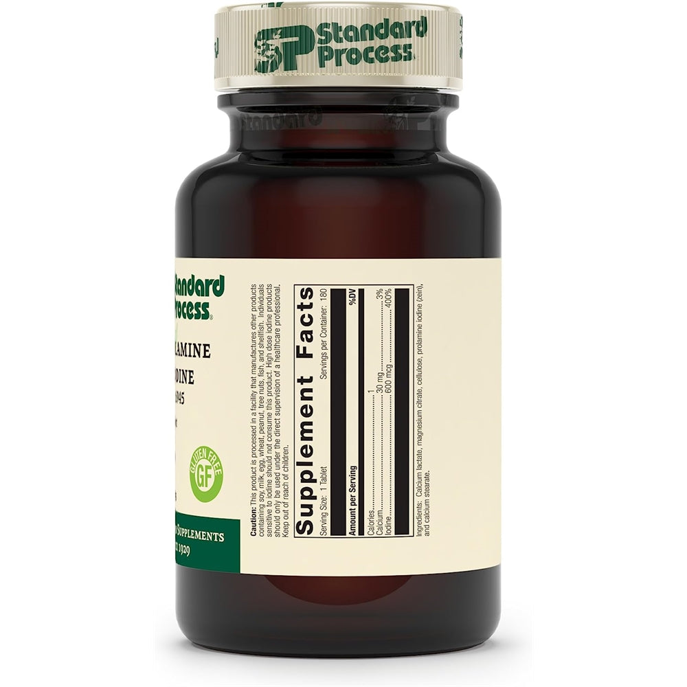 Suplemento Yodo de prolamina soporte tiroideo con yodo 180u