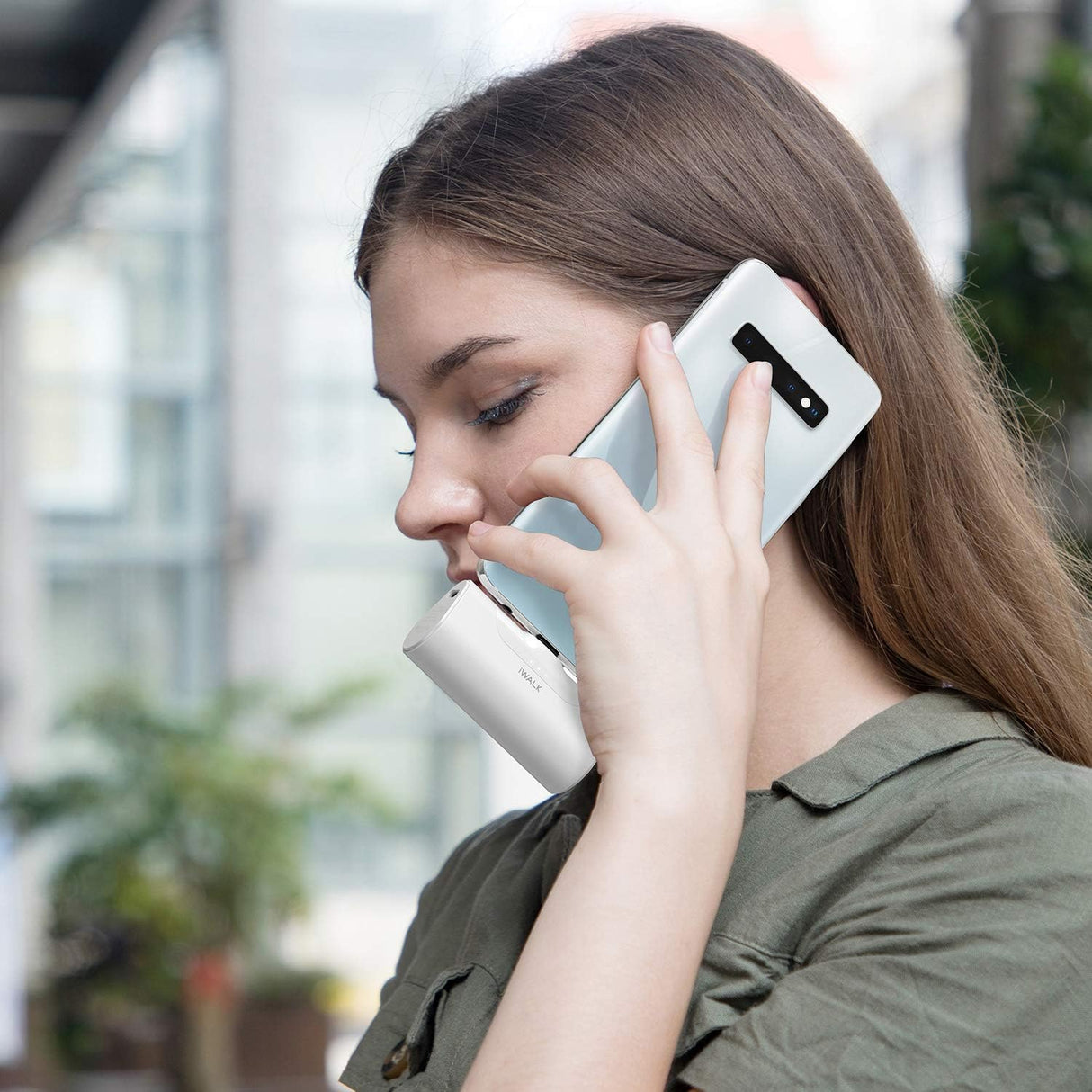 Cargador portátil para celular de 4500 mAh con batería USB C