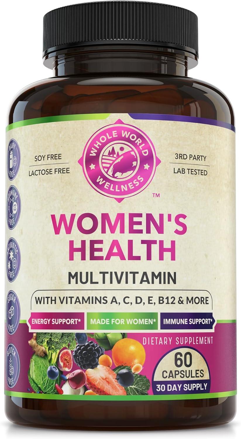 Suplemento Multivitamínico Femenino, Energía y Belleza, 60 Cápsulas