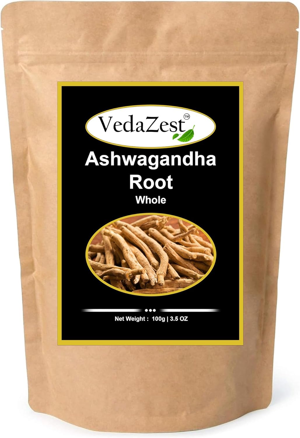 Raíz de Ashwagandha Orgánica 100g | Contribuye al bienestar