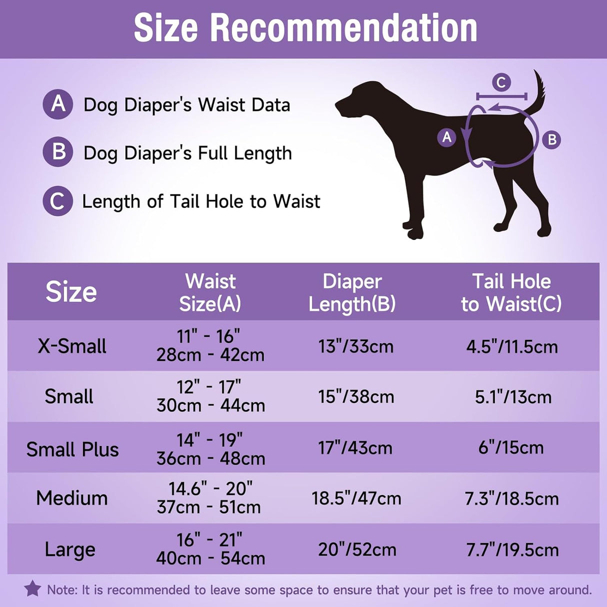 MICOOYO Pañales desechables para perras hembras cómodos
