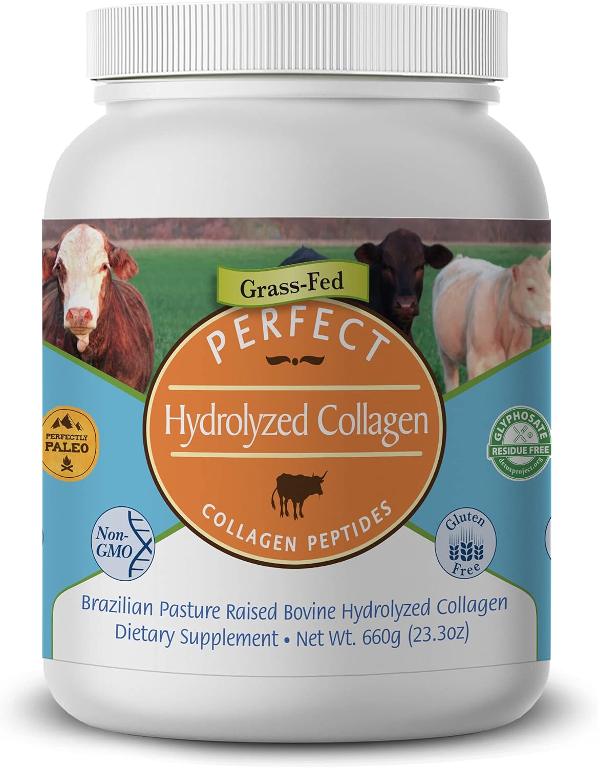 Suplemento de Colágeno Hidrolizado Sin Sabor – Perfect, 660 g