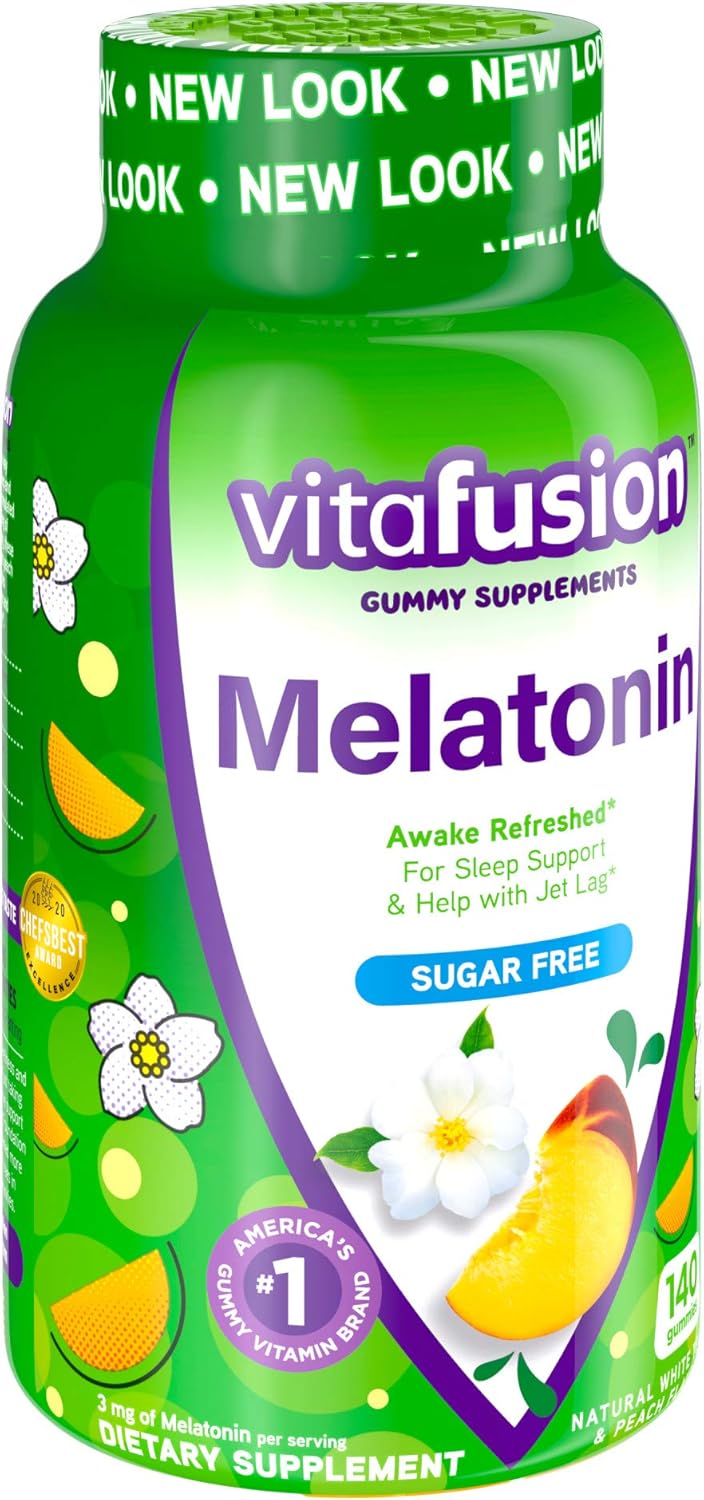 Vitaminas gomosas de melatonina de 140 ct Vitafusion