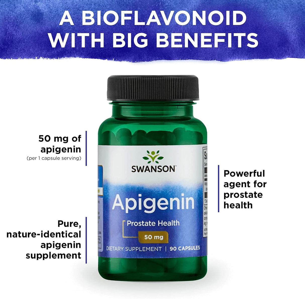 Swanson Apigenina - 90 Cápsulas