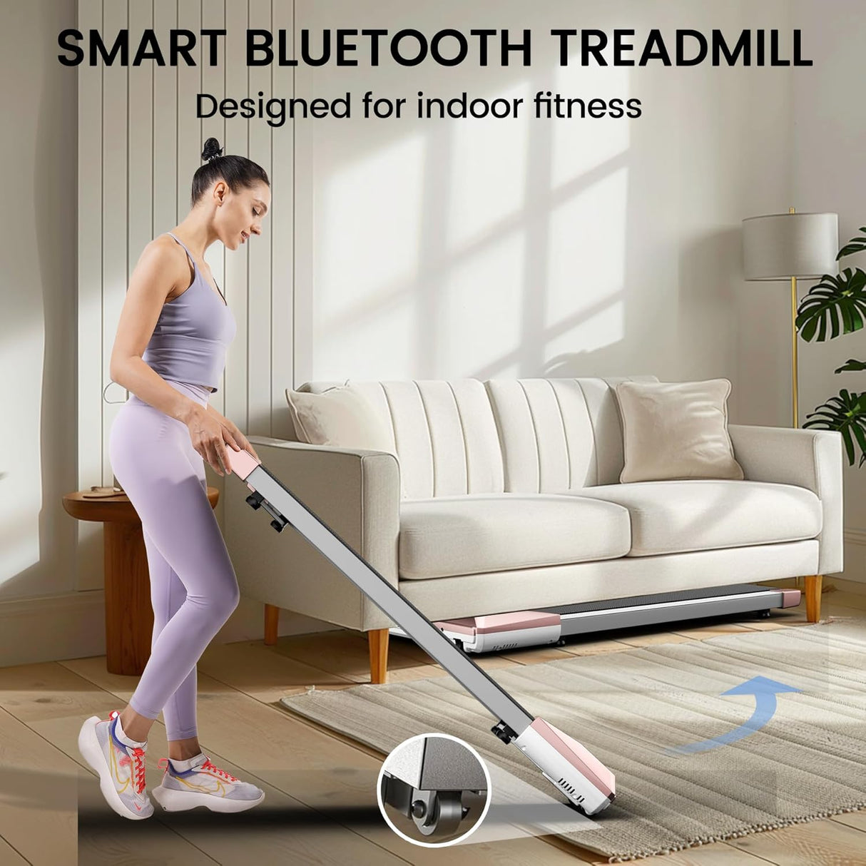 Caminadora Superun, Treadmill portátil, 200-300 lbs, Mini modelo