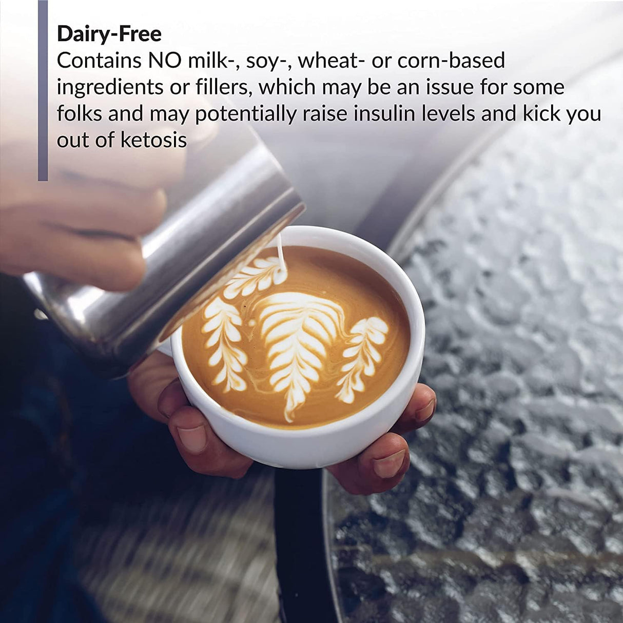 Suplemento Keto aceite puro C8 MCT en polvo cetogénica