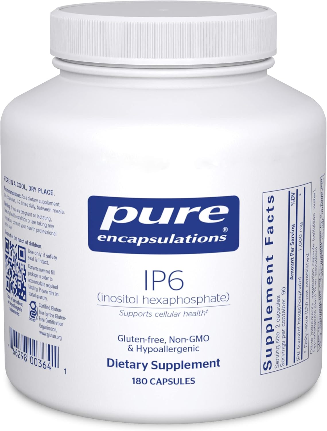 Suplementos IP6 (Hexafosfato de inositol) Apoyo antioxidante