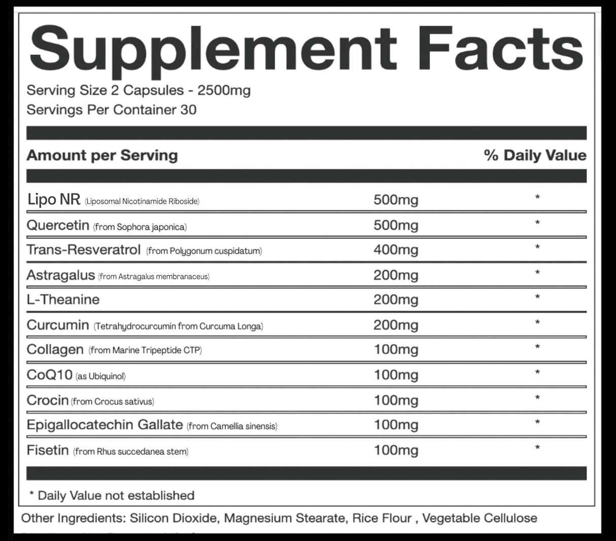 Suplemento antienvejecimiento NAD+ Complejo AEON con LIPO NR