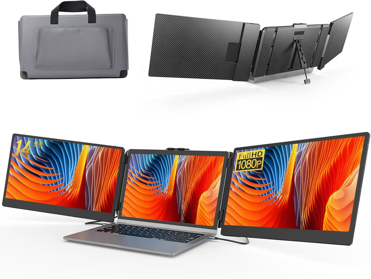 Extensor de Pantalla 14 FHD IPS, Monitor Portátil para Laptop