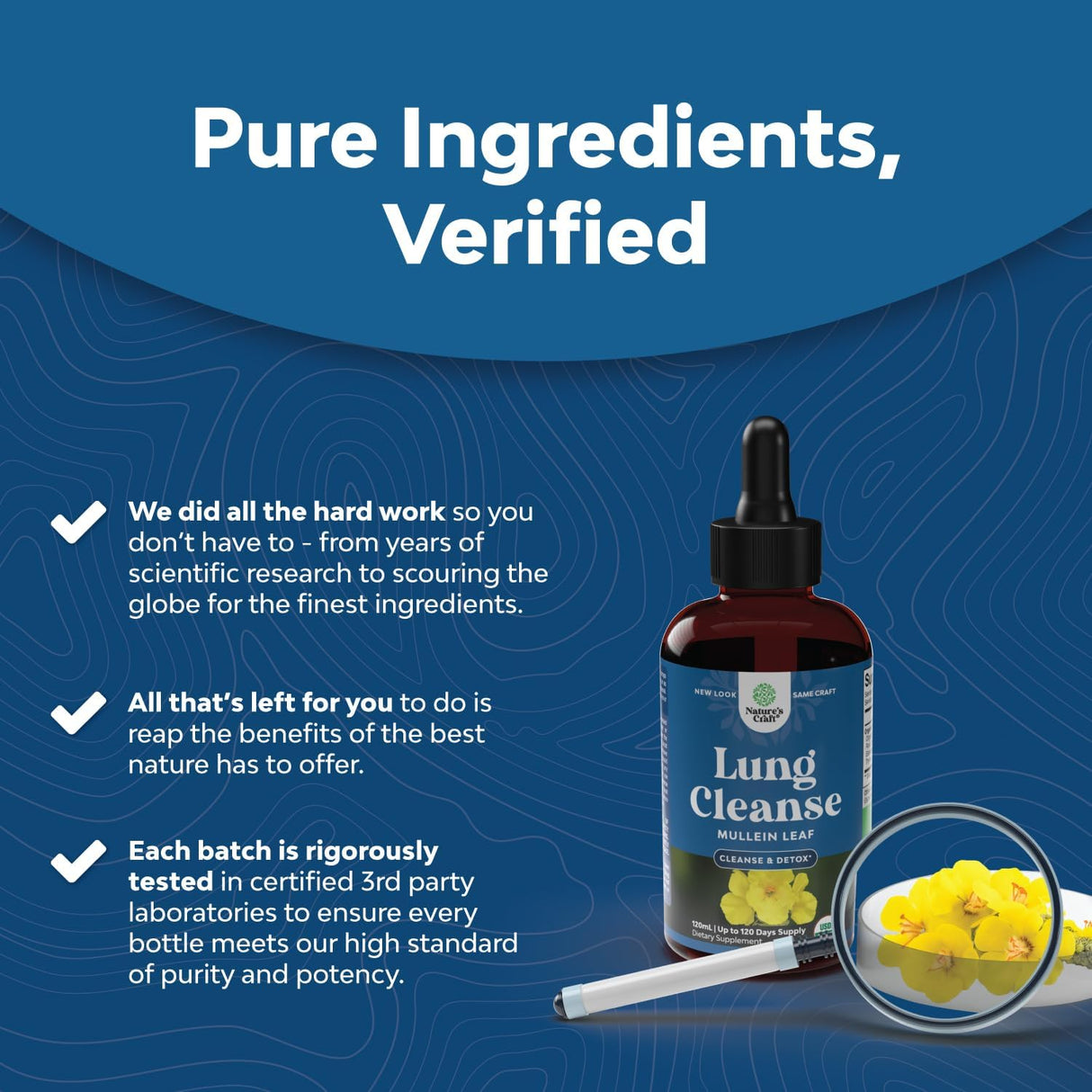 Suplemento Gotas orgánicas de hojas de gordolobo 120 ml