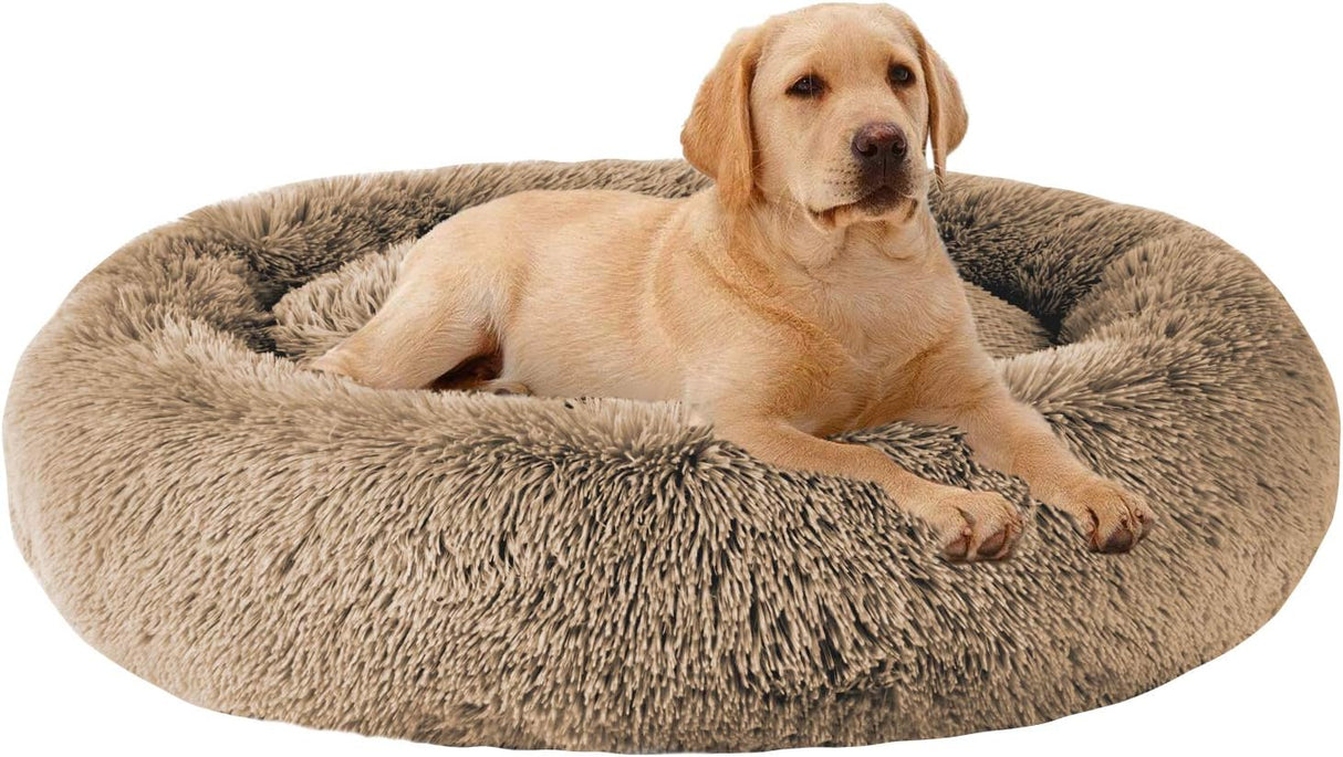 Cama MFOX para Perros Grandes, Suave y Acogedora, Donut