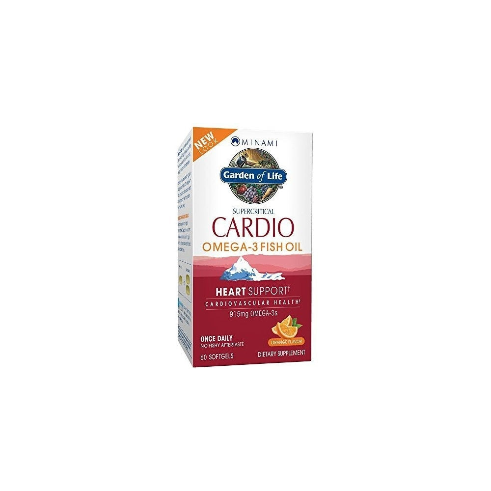 Cardio Omega-3, sabor naranja, 60 unidades cápsulas blandas