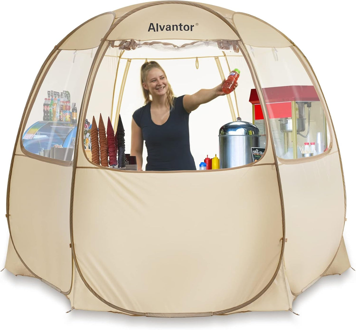 Tienda Alvantor Carpa Plegable 12x12 - Grado Comercial