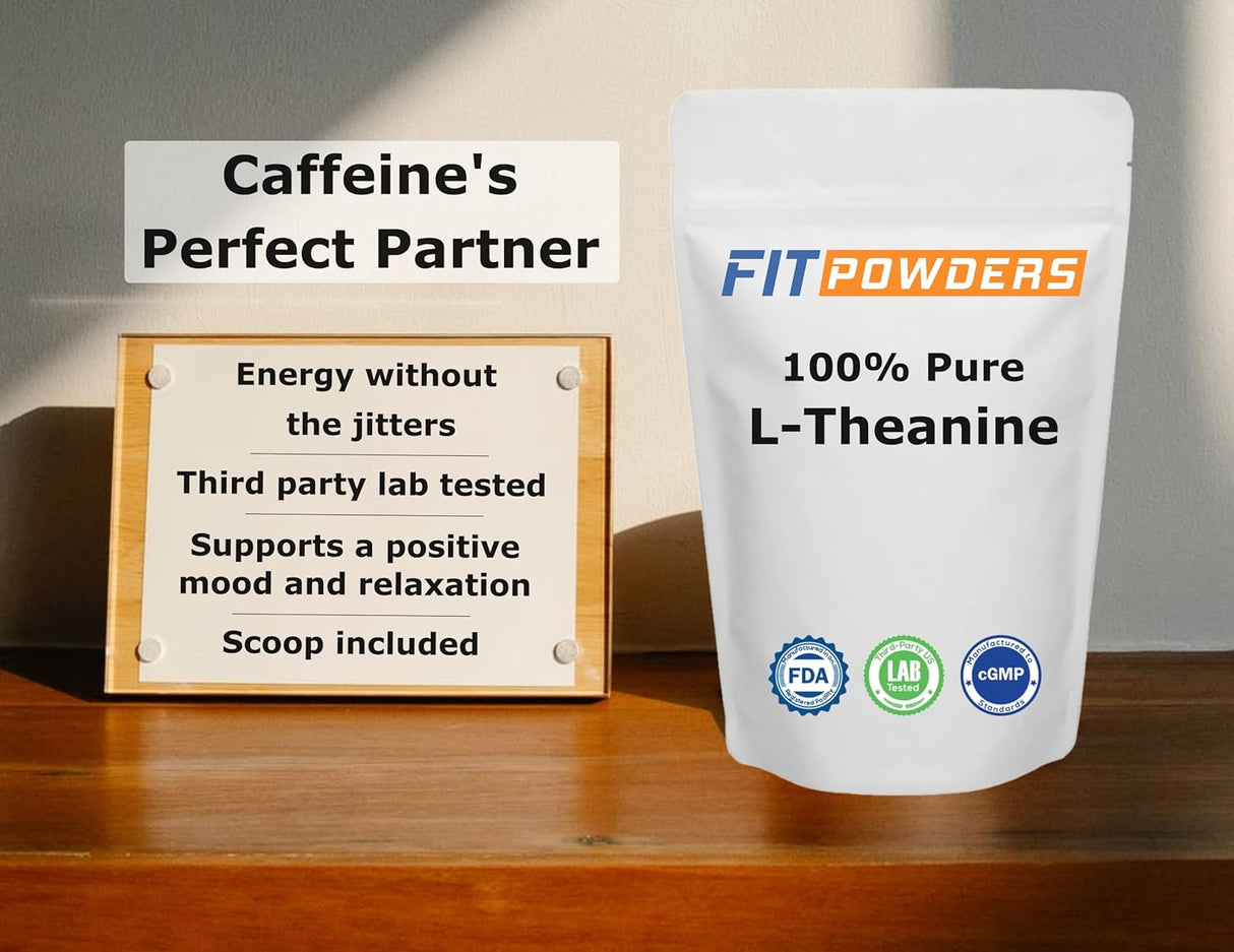 Suplemento de teanina en polvo sin gluten FitPowders