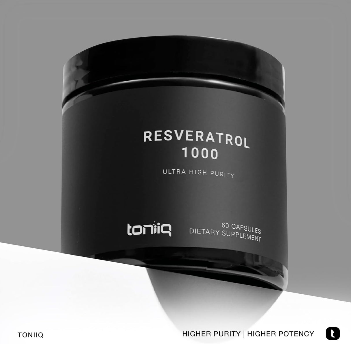 Suplemento Resveratrol trans de ultra alta potencia 60 cáp