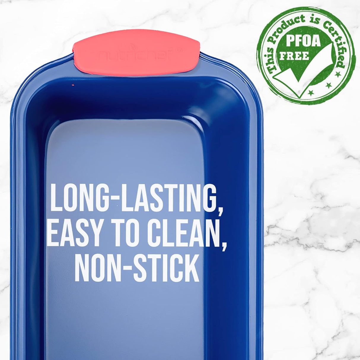 Moldes cuadrada antiadherente de 10 pulgadas BKNCSBSBL8LOAFP