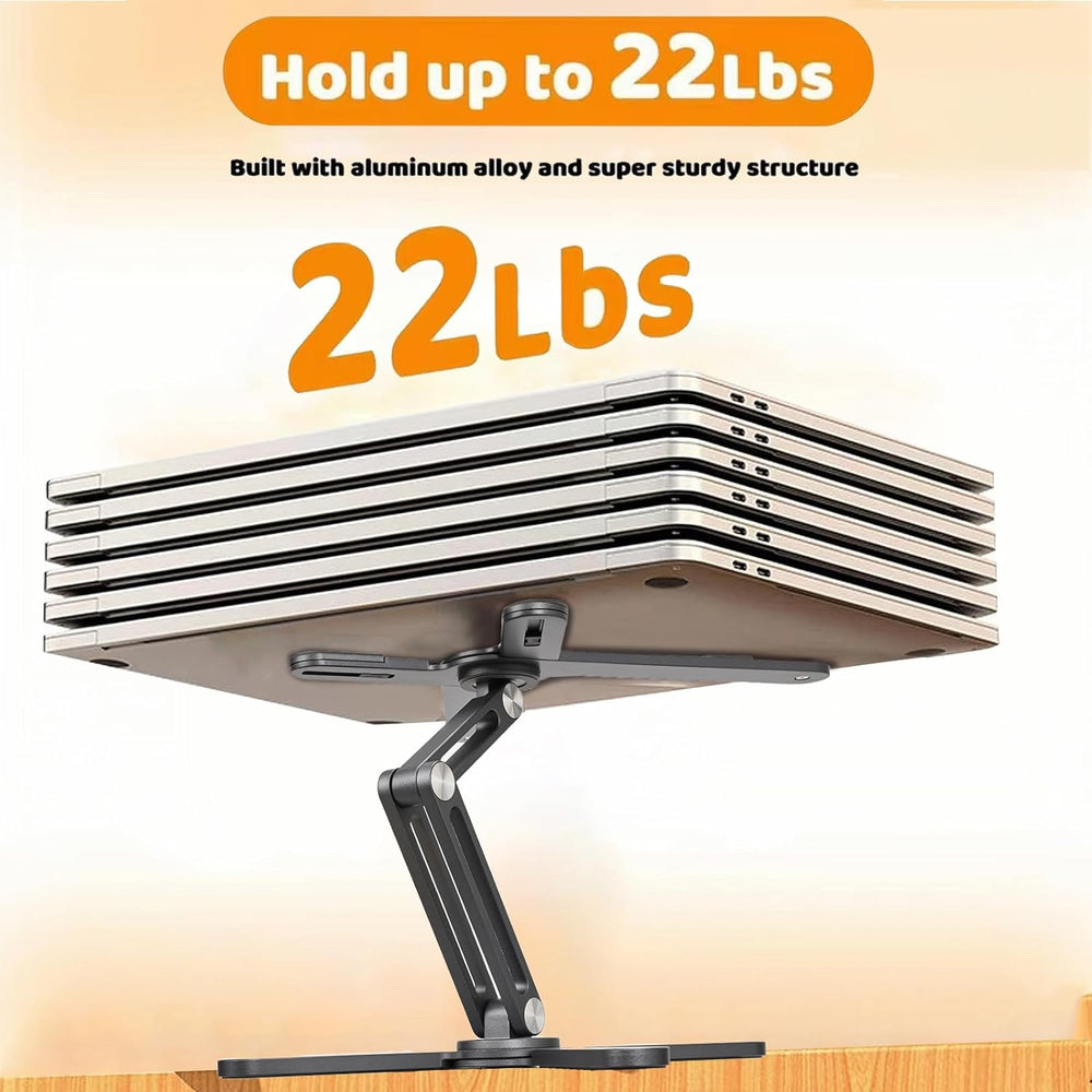 Soporte para computadora portátil con base giratoria 360