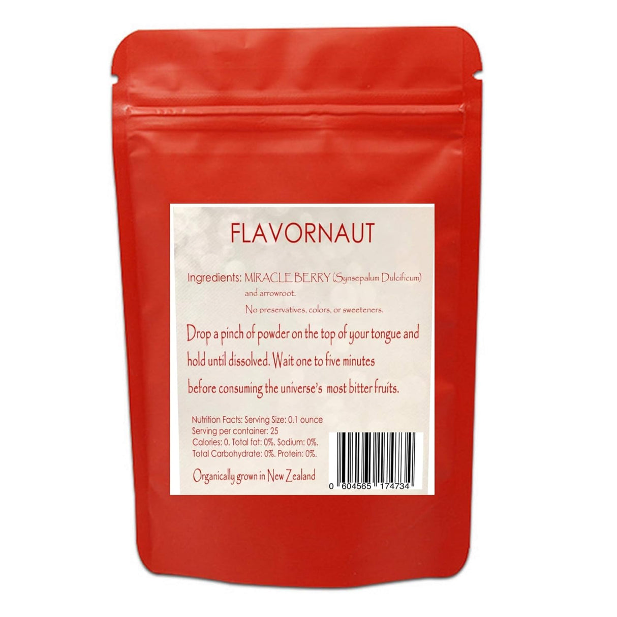 Polvo de Baya Milagrosa Orgánica - Nueva Zelanda - 20 porciones