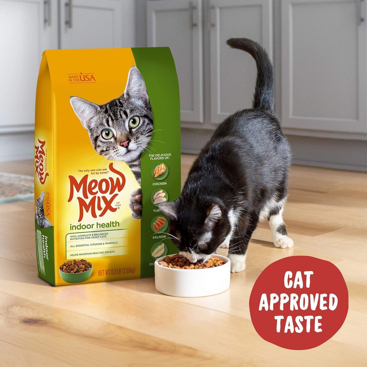 Alimento seco Meow Mix para gatos 6 libras