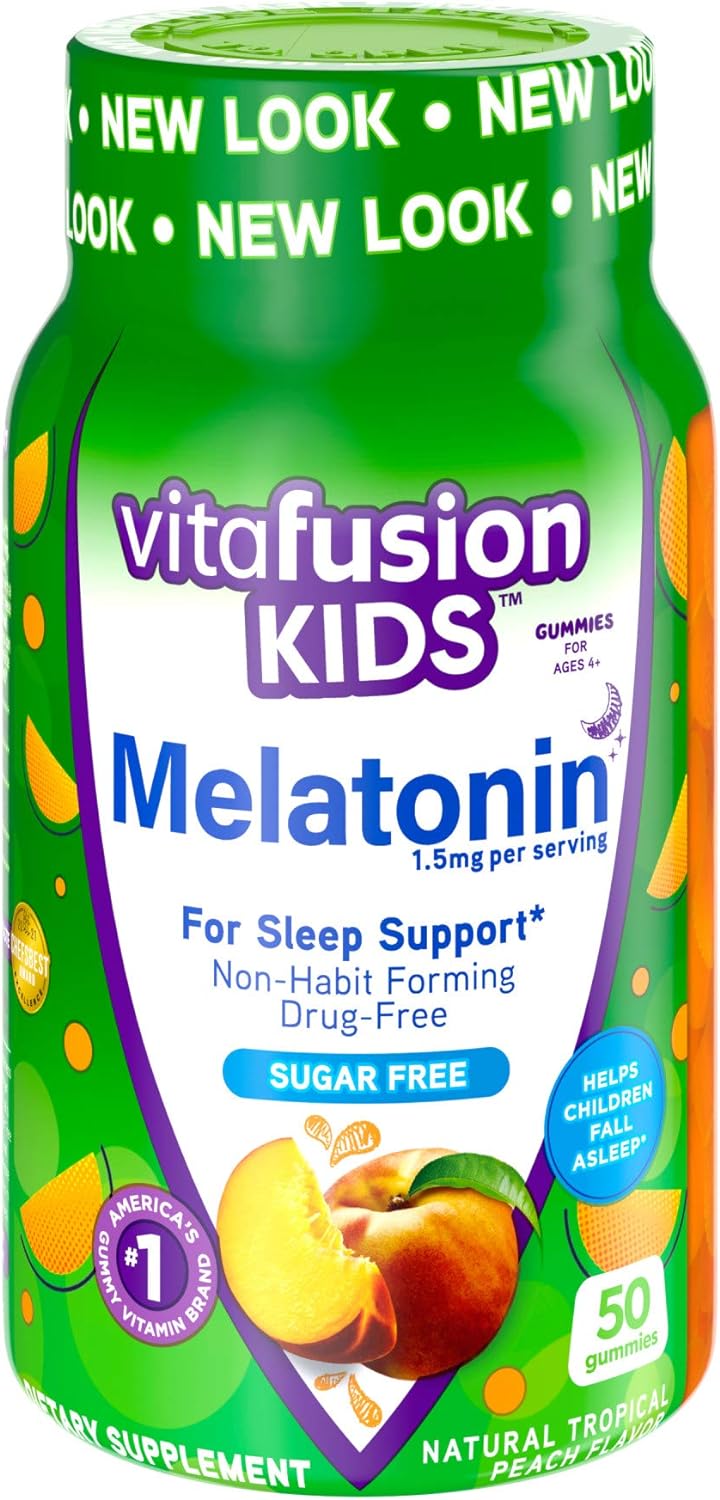 Vitafusion Vitaminas gomosas de melatonina para niños 50 und