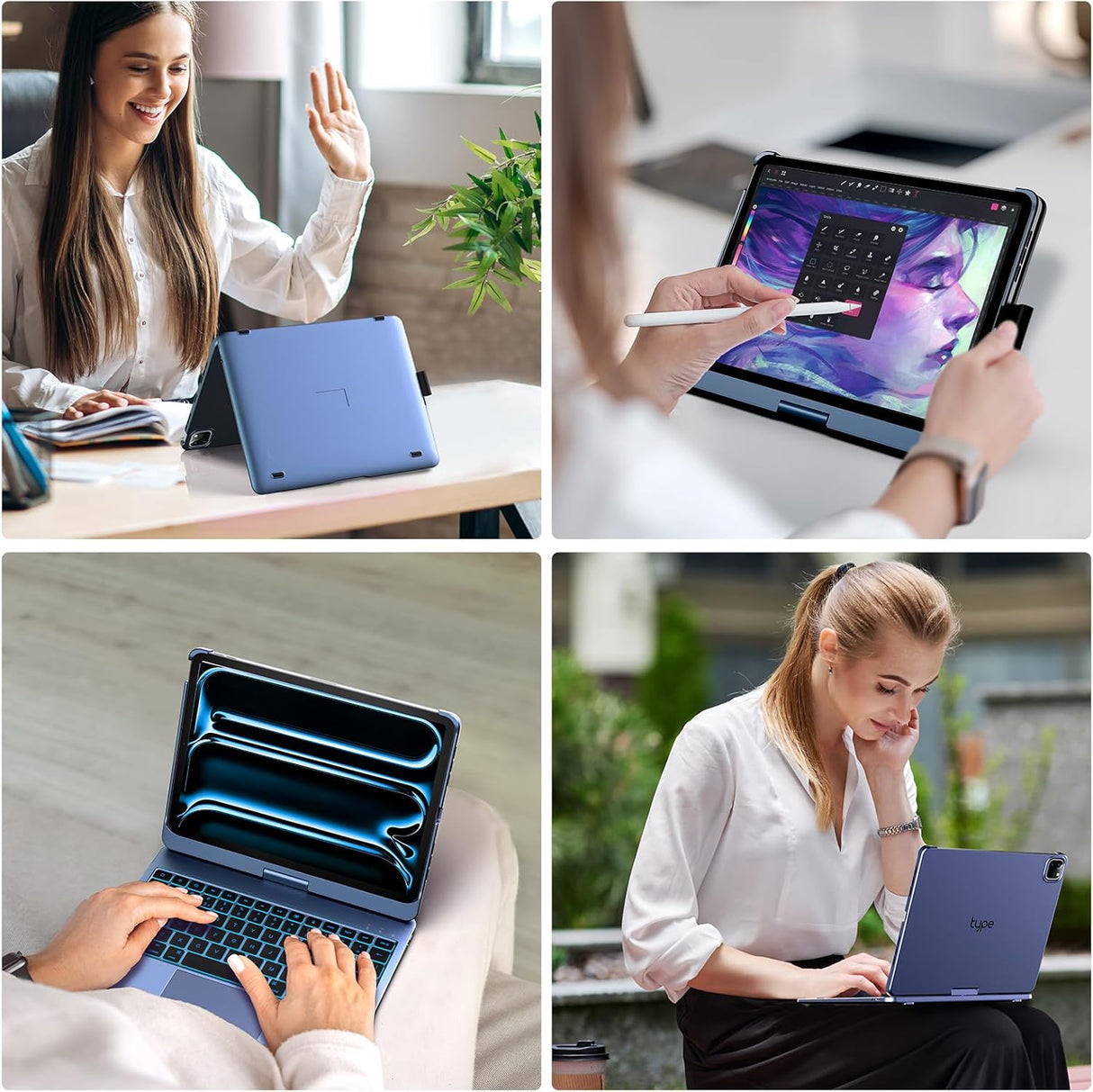 Funda Teclado Typecase para iPad Pro 11 M4, Retroiluminada