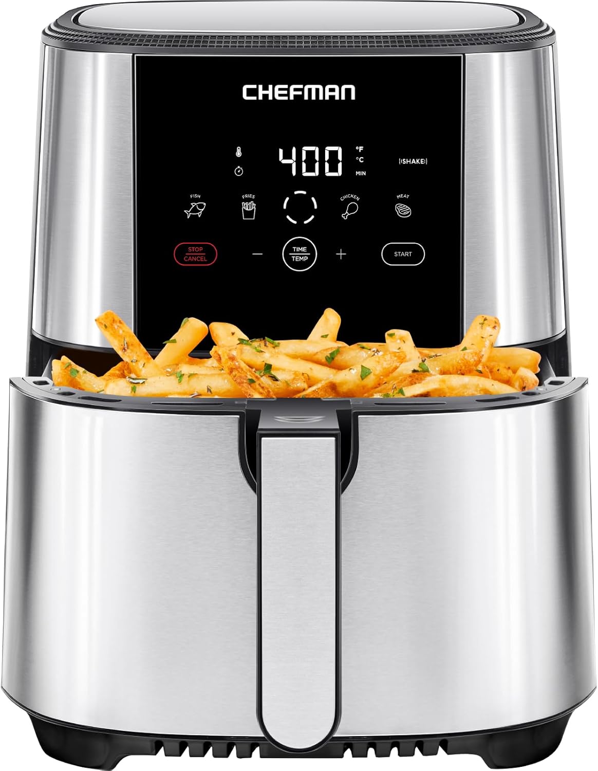 Freidora de aire Chefman TurboFry 5 Qt, control digital táctil